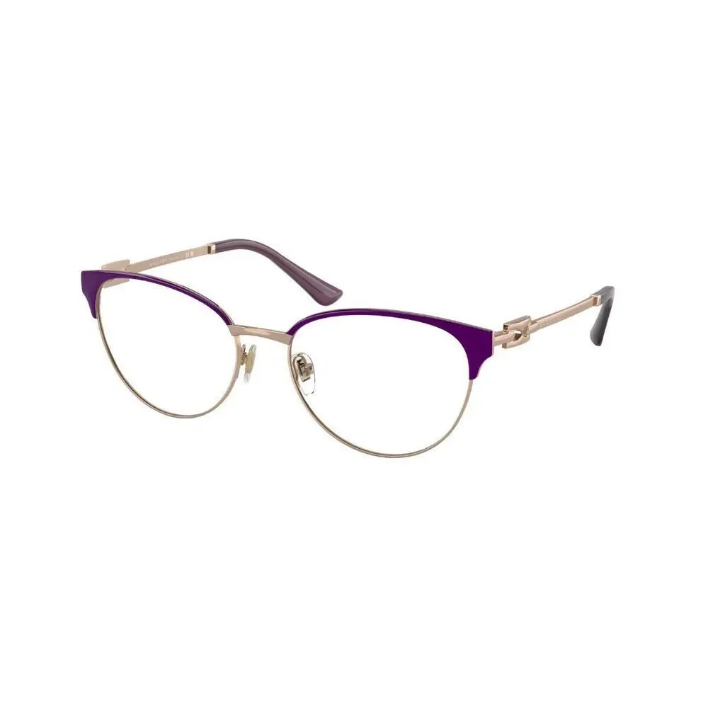 NWT Bvlgari BV2247 Purple Gold 54mm Eyeglasses